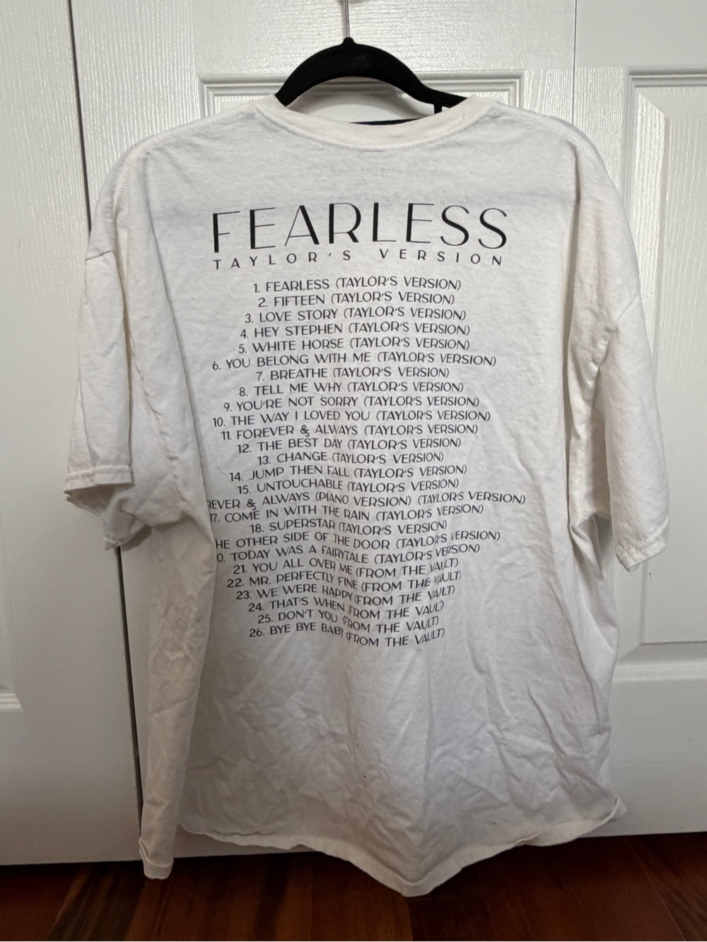Taylor Swift Fearless Taylor's Version white t-shirt - Picture 4 of 5